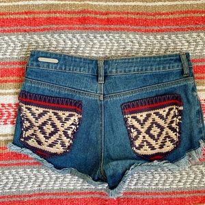 PS Erin Wasson distressed cutoff shorts